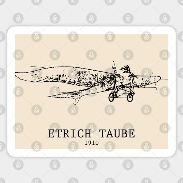 Etrich Taube 1910 Monoplane Sticker by Lakeric